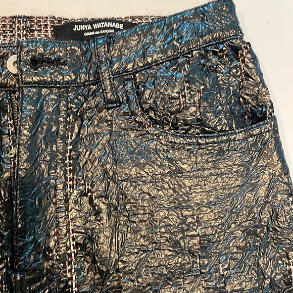Junya Watanabe Comme des Garçons polyurethane/wool mini skirt - Picture 2 of 8